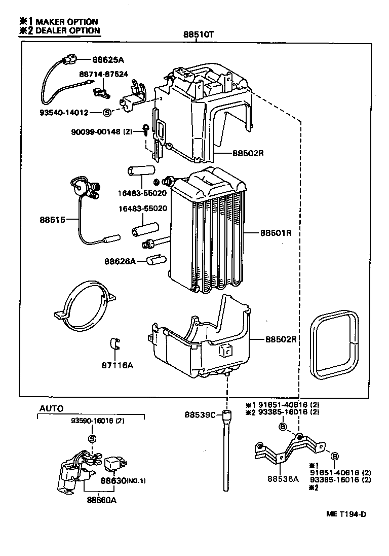 88515-28030 VALVE, COOLER EXPANSION product image