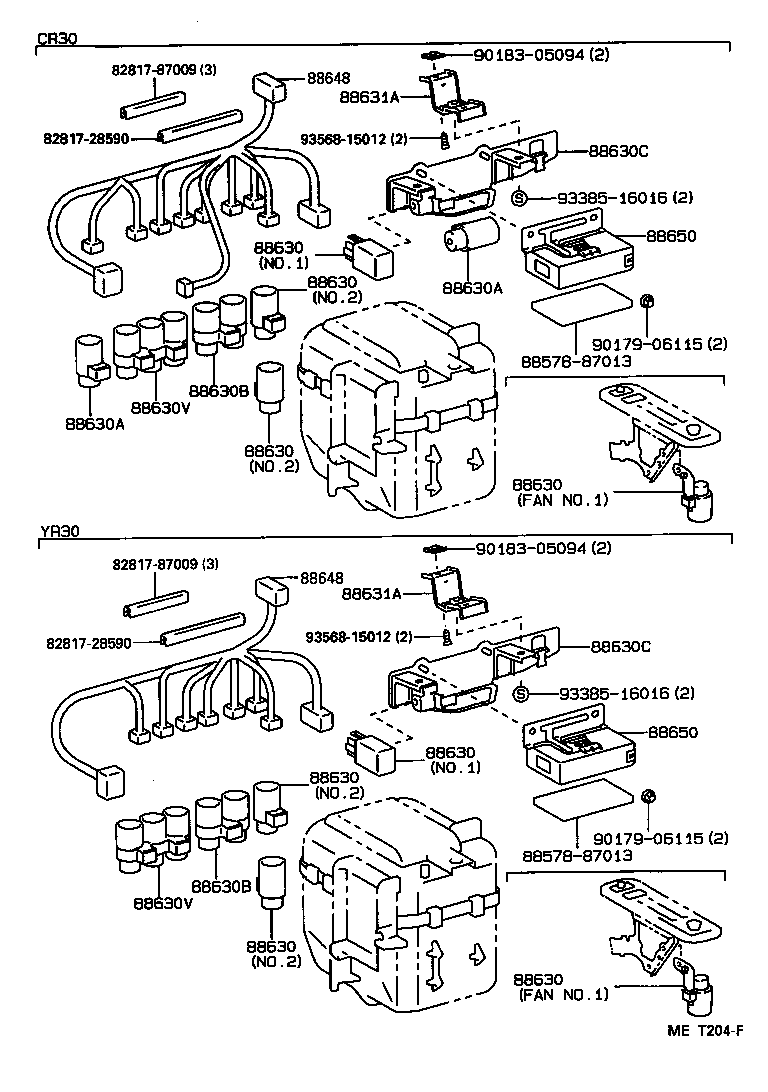 88515-28030 VALVE, COOLER EXPANSION product image