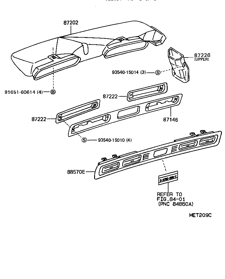 87202-28030 DUCT, HEATER AIR product image