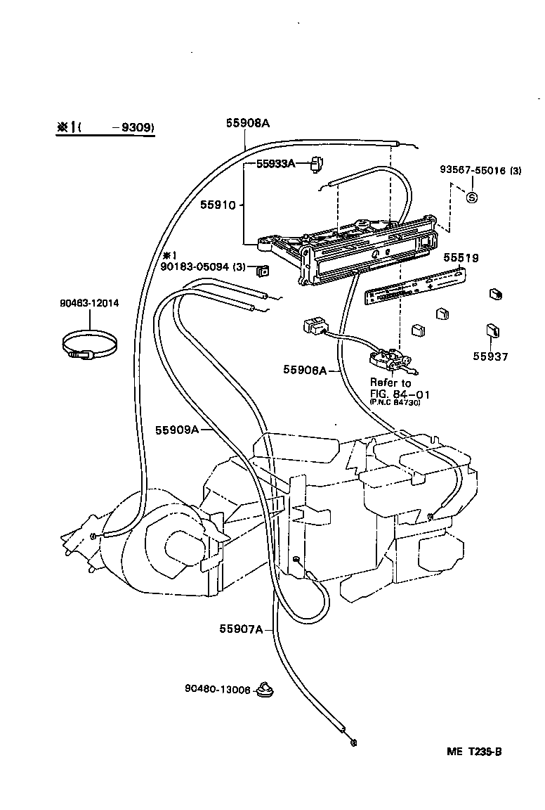 55086-28050 DUCT SUB-ASSY, HEATER TO REGISTER, NO.3 product image