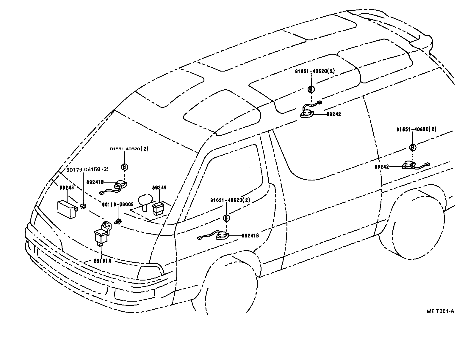 89191-28020 SENSOR, ACCELERATION product image