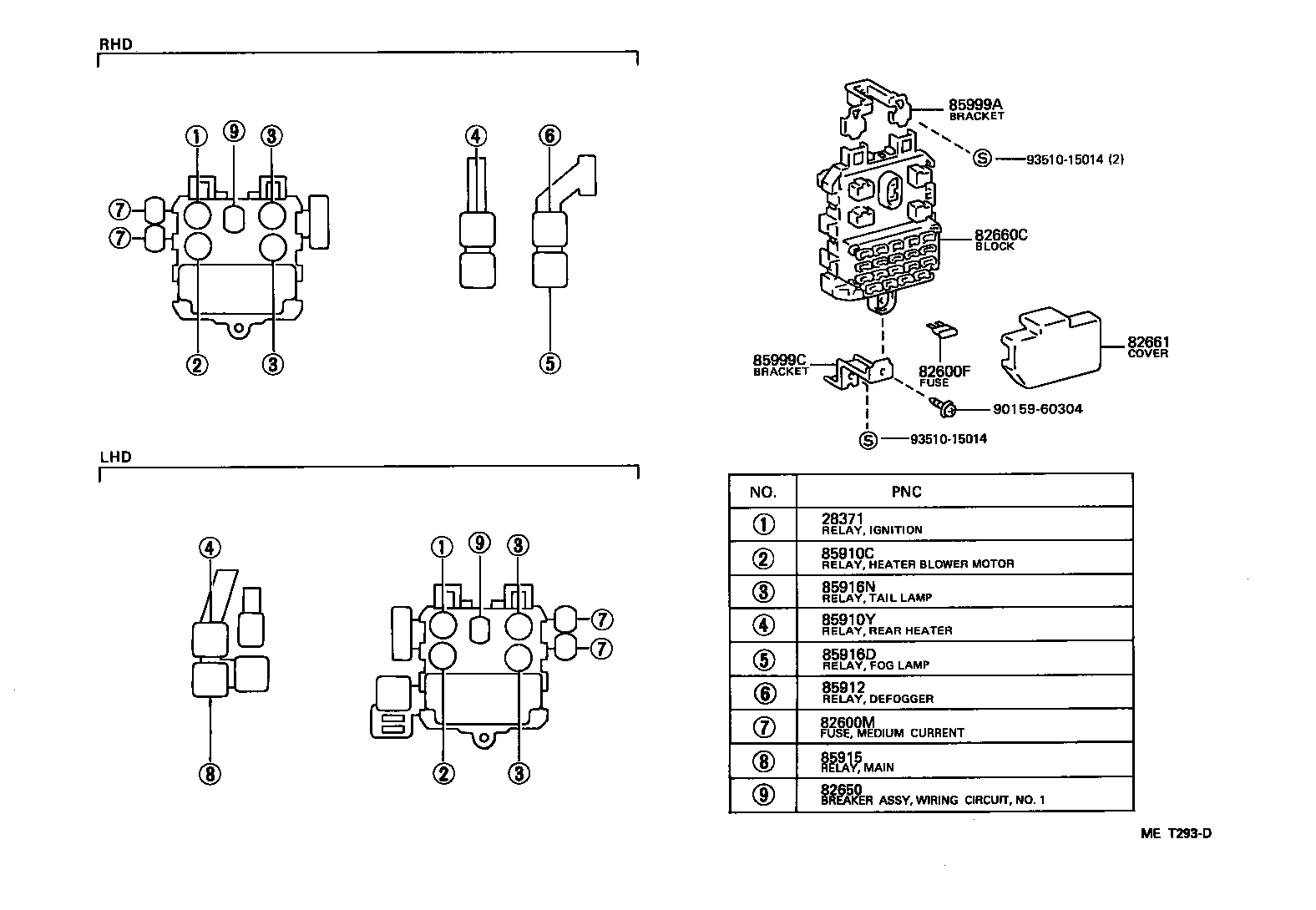 28529-64240 BRACKET, PREHEATING TIMER, NO.1 product image