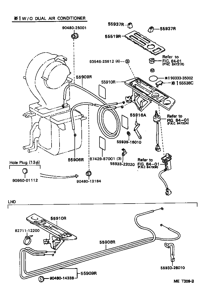55086-28070 DUCT SUB-ASSY, HEATER TO REGISTER, NO.3 product image
