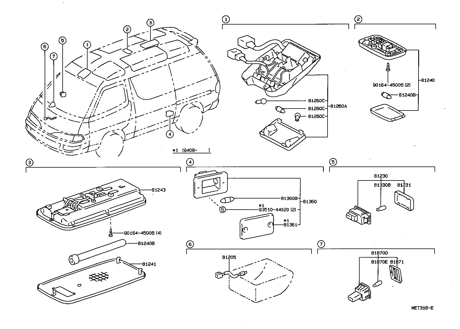 81205-28010 LAMP SUB-ASSY, ASH RECEPTACLE product image