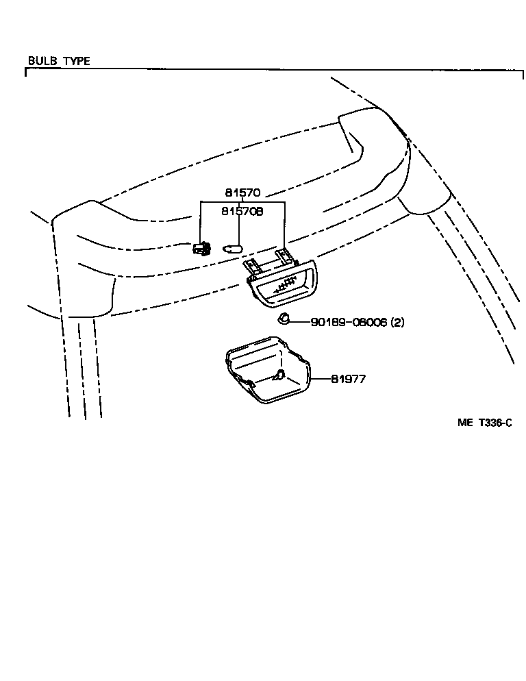 81570-28070 LAMP ASSY, CENTER STOP product image