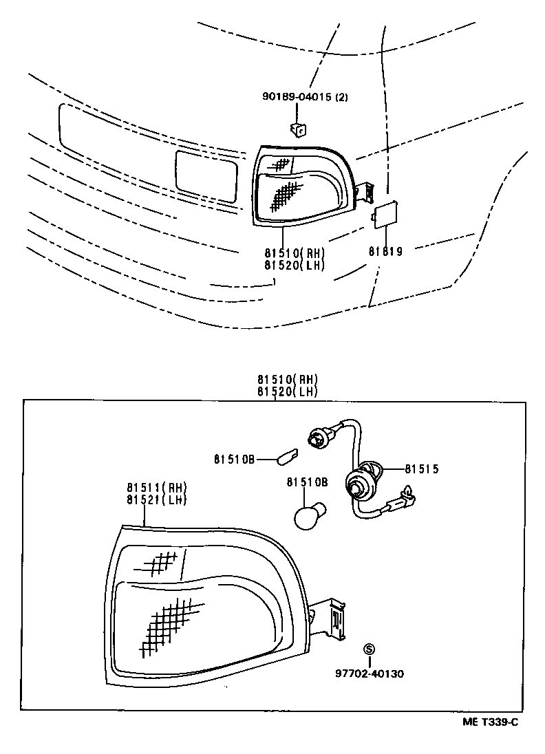 81511-28080 LENS, FRONT TURN SIGNAL LAMP, RH product image