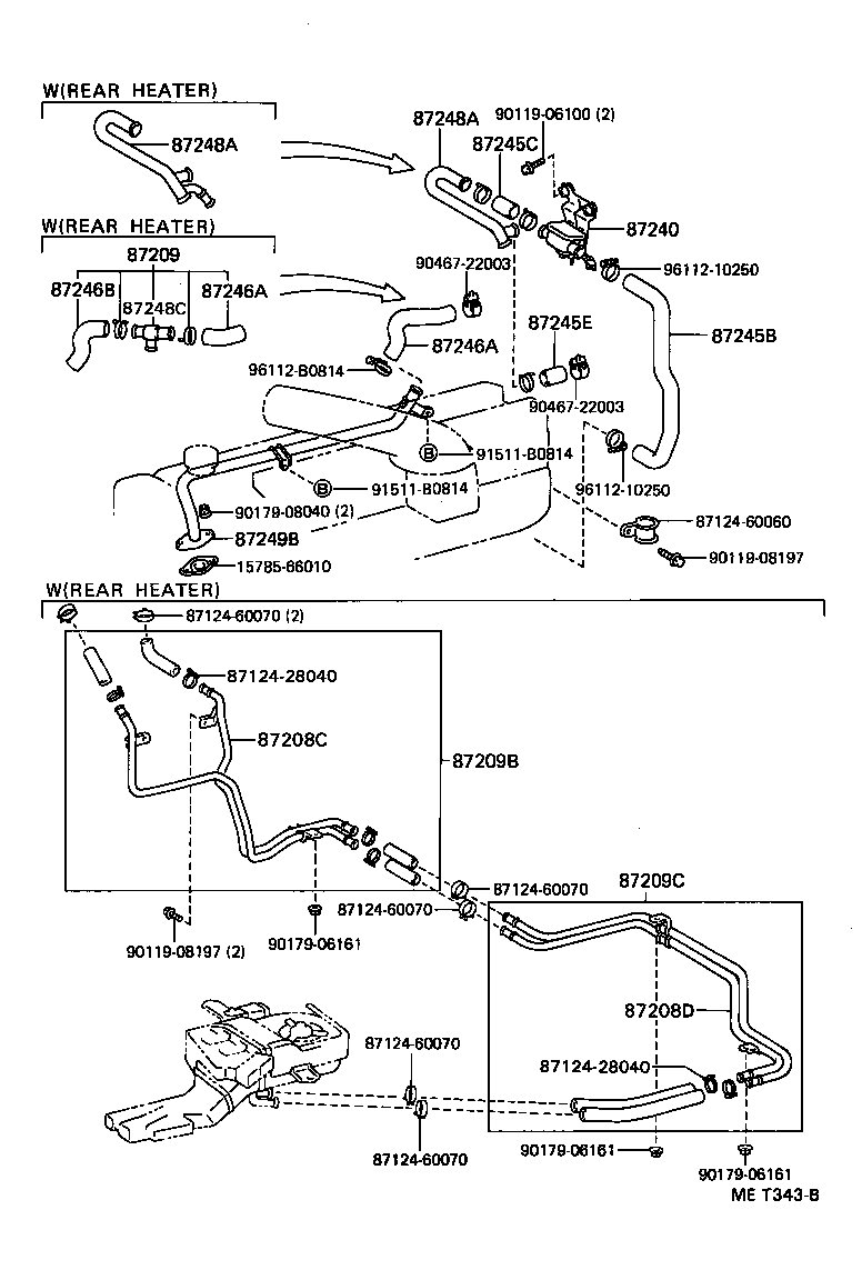 87240-60060 VALVE ASSY, HEATER WATER product image