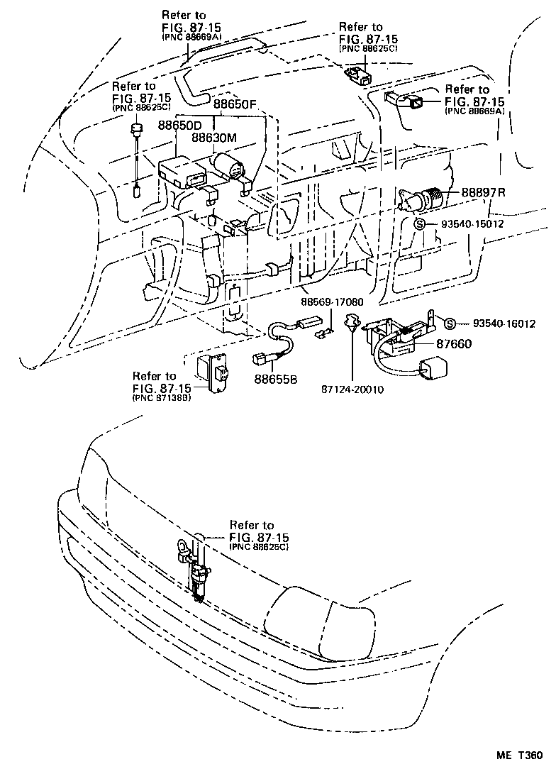 87104-10210 MOTOR SUB-ASSY, HEATER BLOWER product image