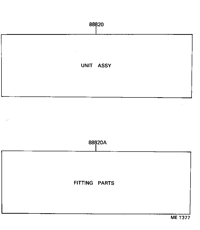 88820-10060 AIR CONDITIONER & ACCESSORY SUB-ASSY, NO.1 product image