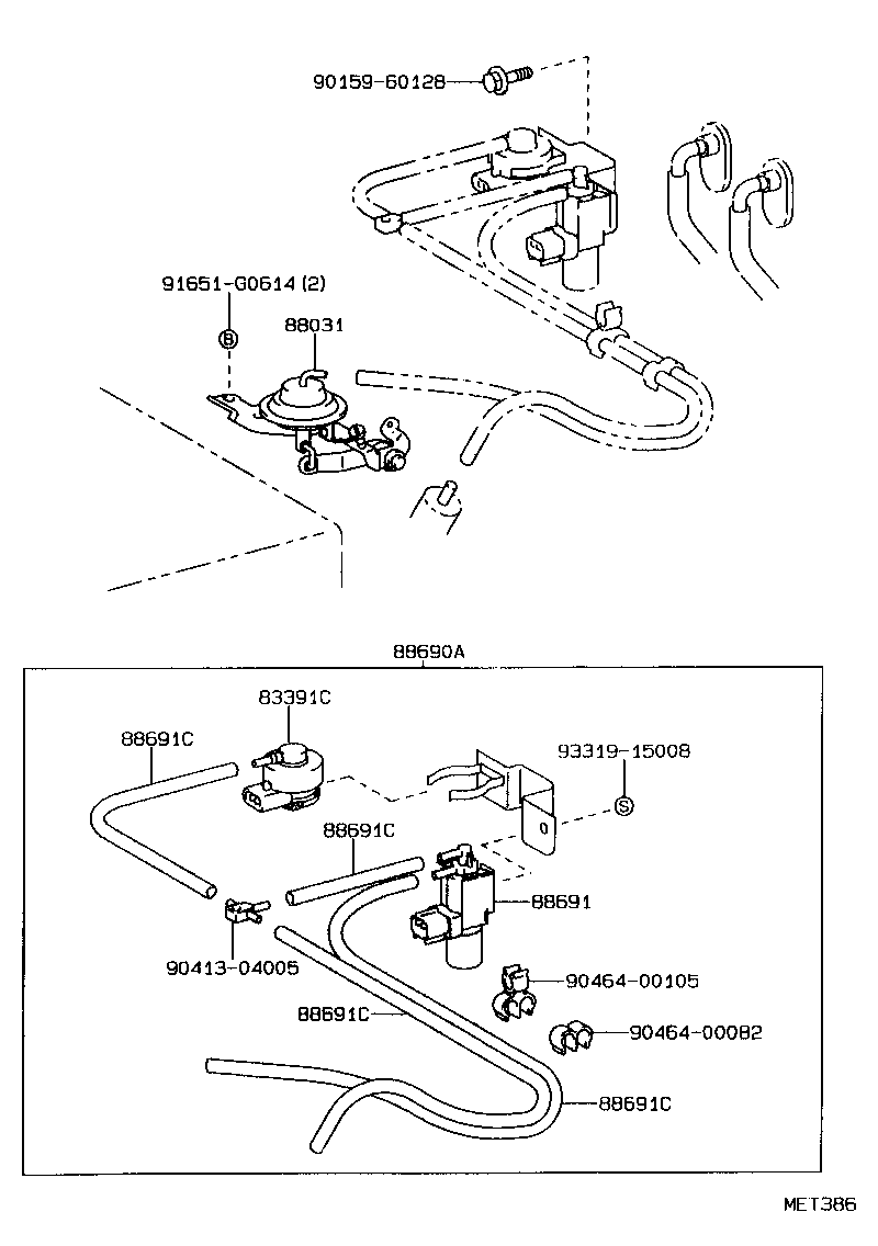 88690-10280 VALVE, MAGNET (FOR IDLE UP DEVICE) product image