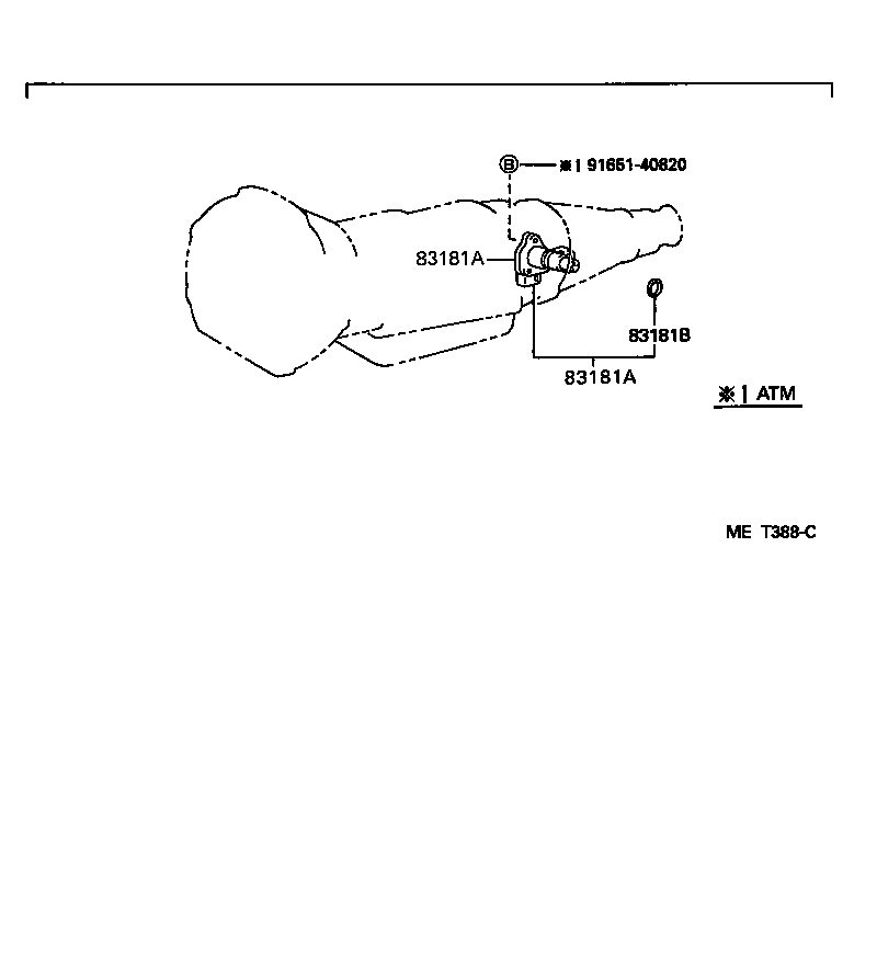 83119-28040 BULB, COMBINATION METER, NO.1 product image