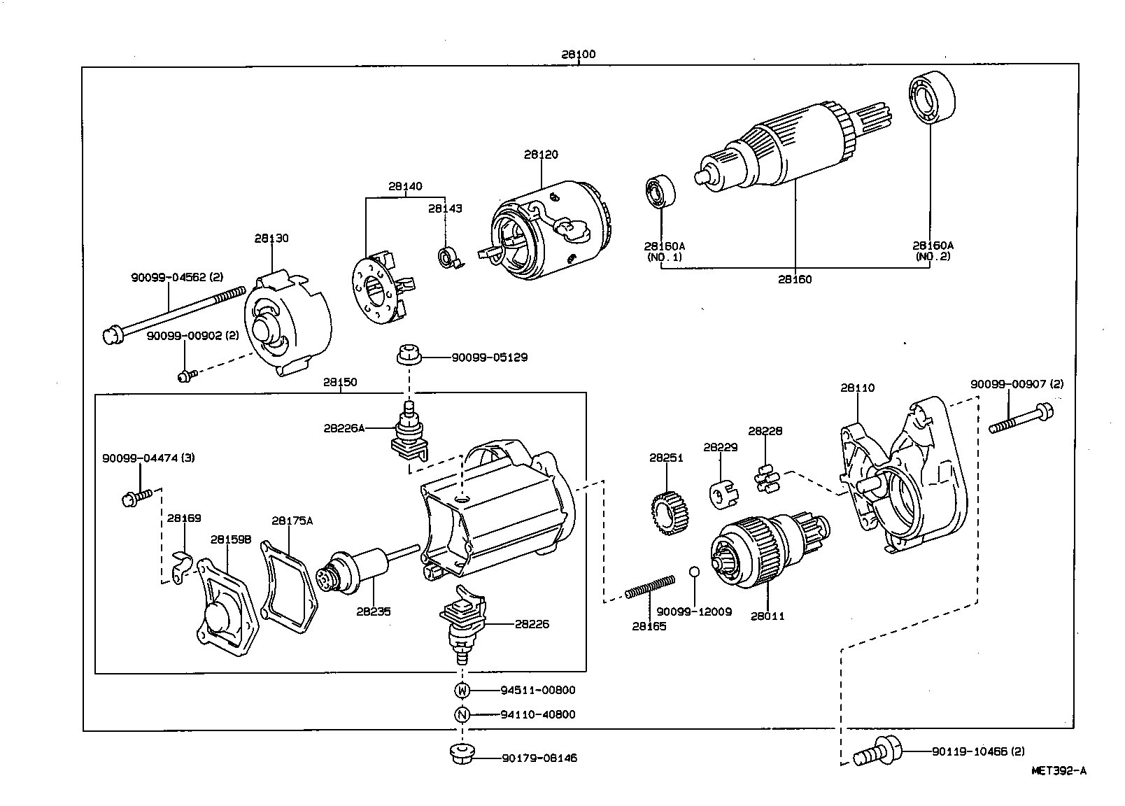 28150-64320 SWITCH ASSY, MAGNET STARTER product image