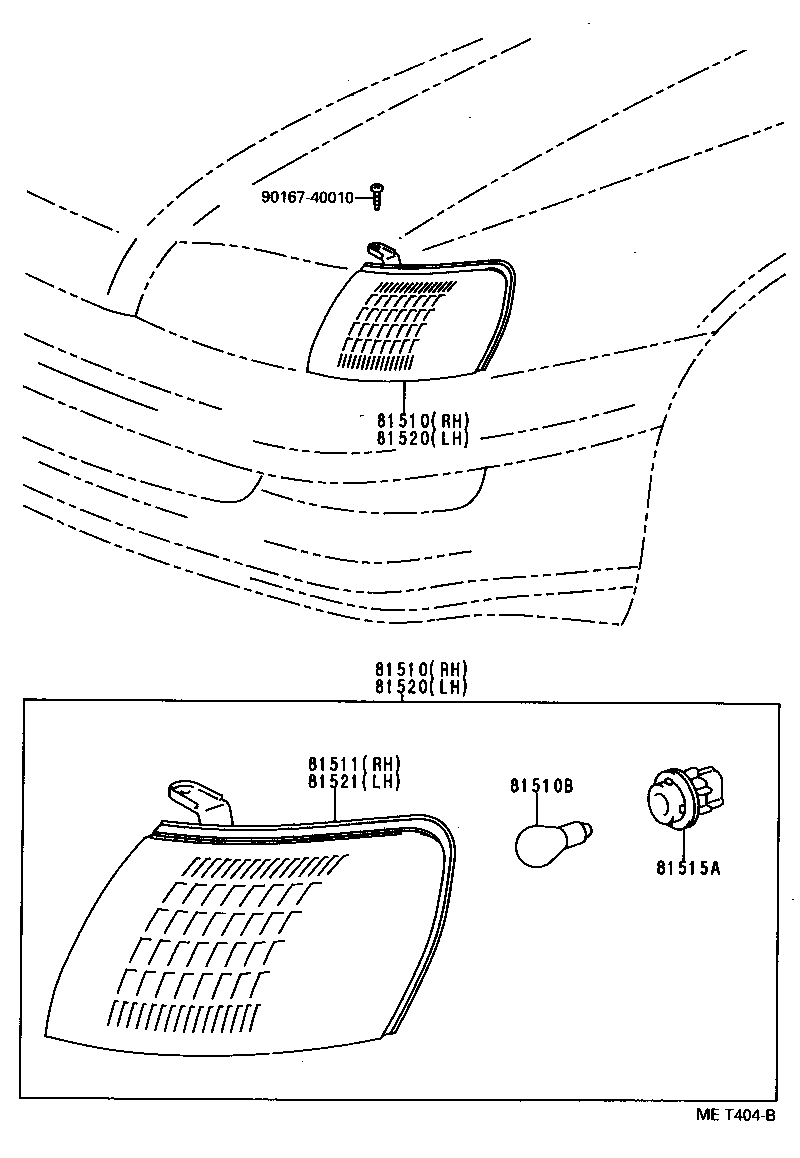 81210-20380 LAMP ASSY, FRONT TURN SIGNAL, RH product image