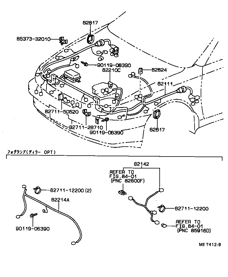 82142-20020 WIRE, INSTRUMENT PANEL, NO.2 product image
