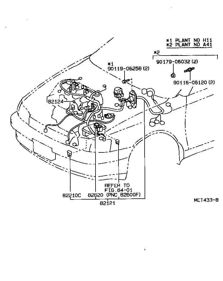 82142-20020 WIRE, INSTRUMENT PANEL, NO.2 product image