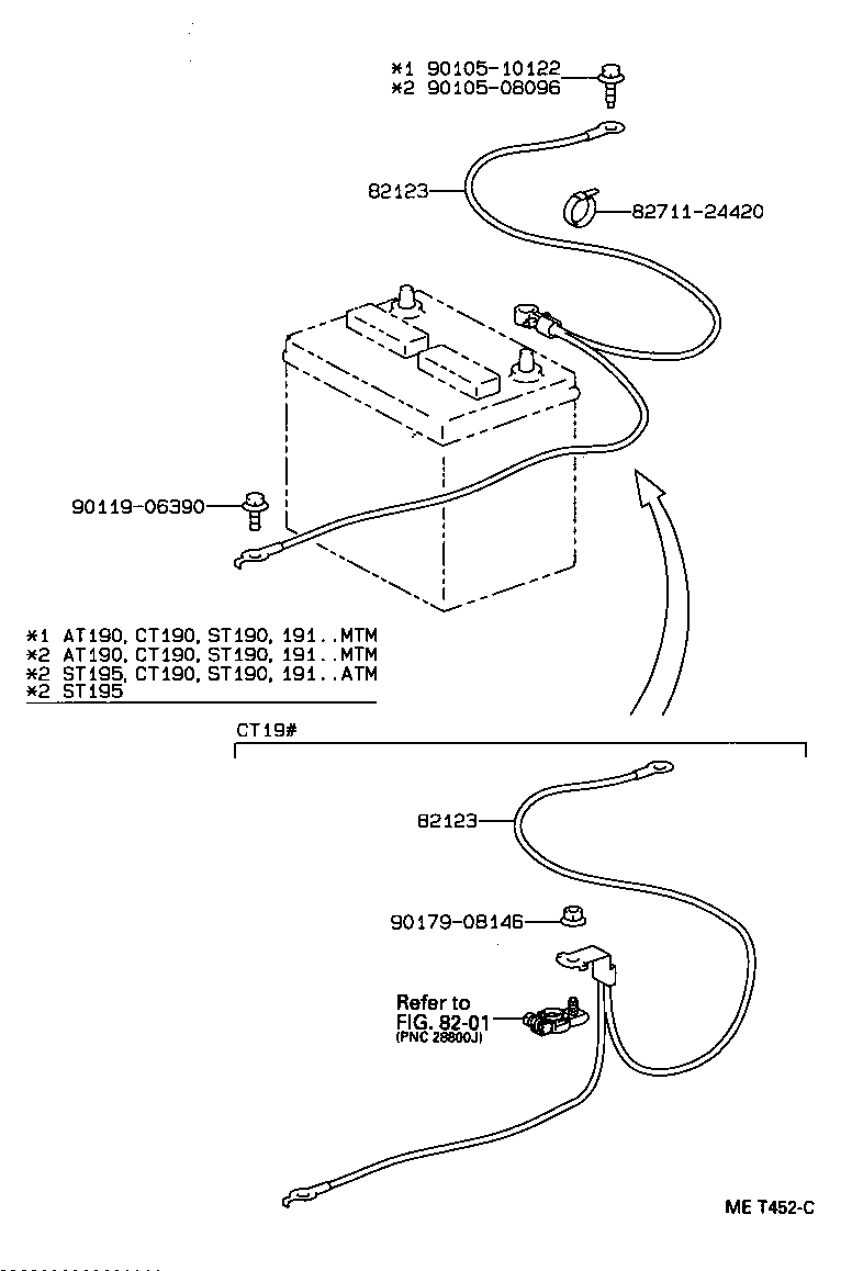 82142-20020 WIRE, INSTRUMENT PANEL, NO.2 product image