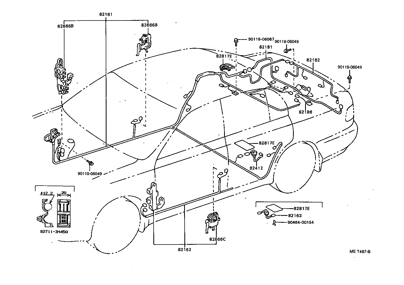 82817-2D040 PROTECTOR, WIRING HARNESS, NO.1 product image