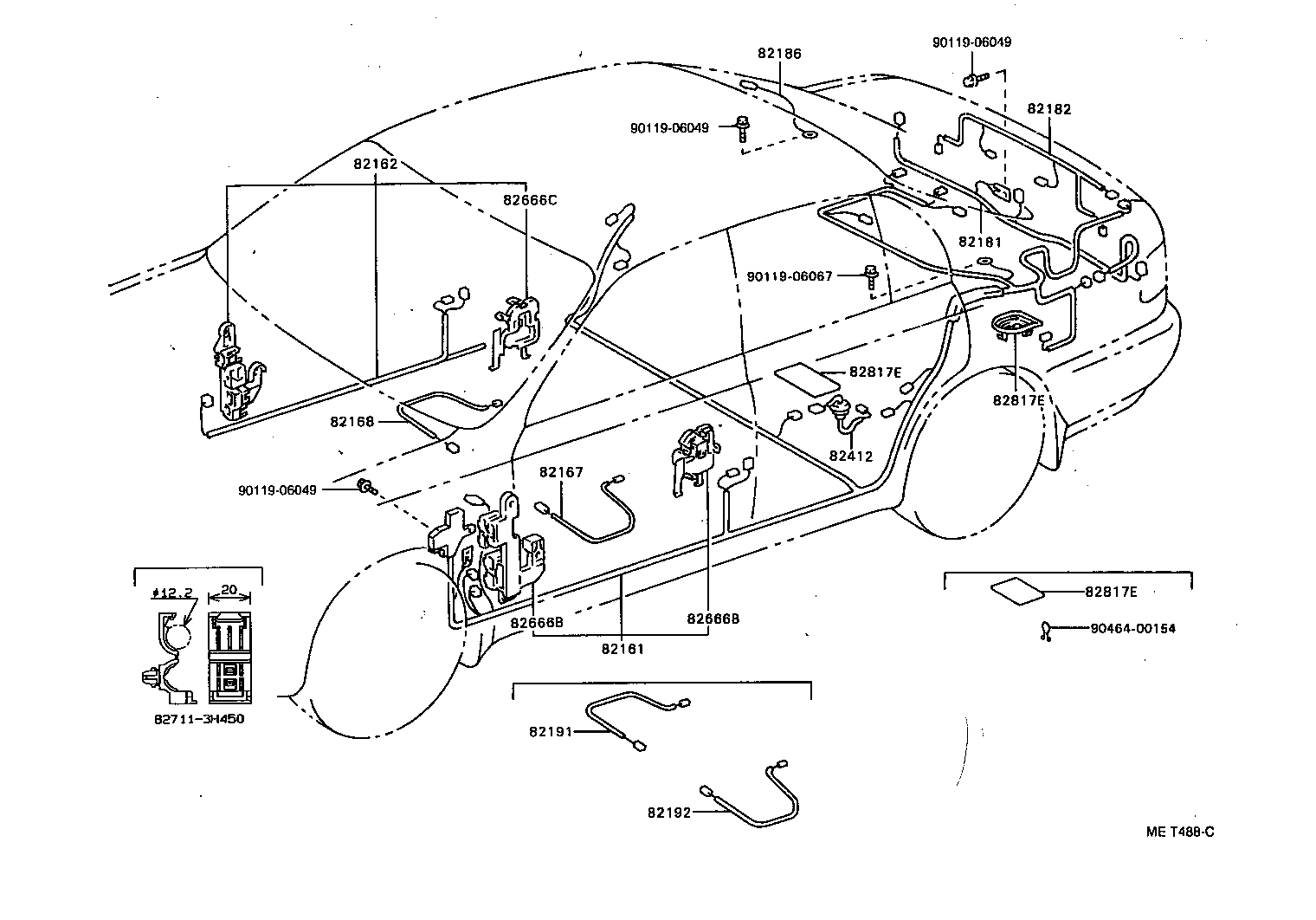 82817-2D040 PROTECTOR, WIRING HARNESS, NO.1 product image