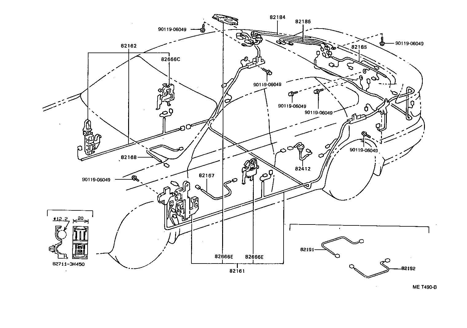 82817-2D040 PROTECTOR, WIRING HARNESS, NO.1 product image