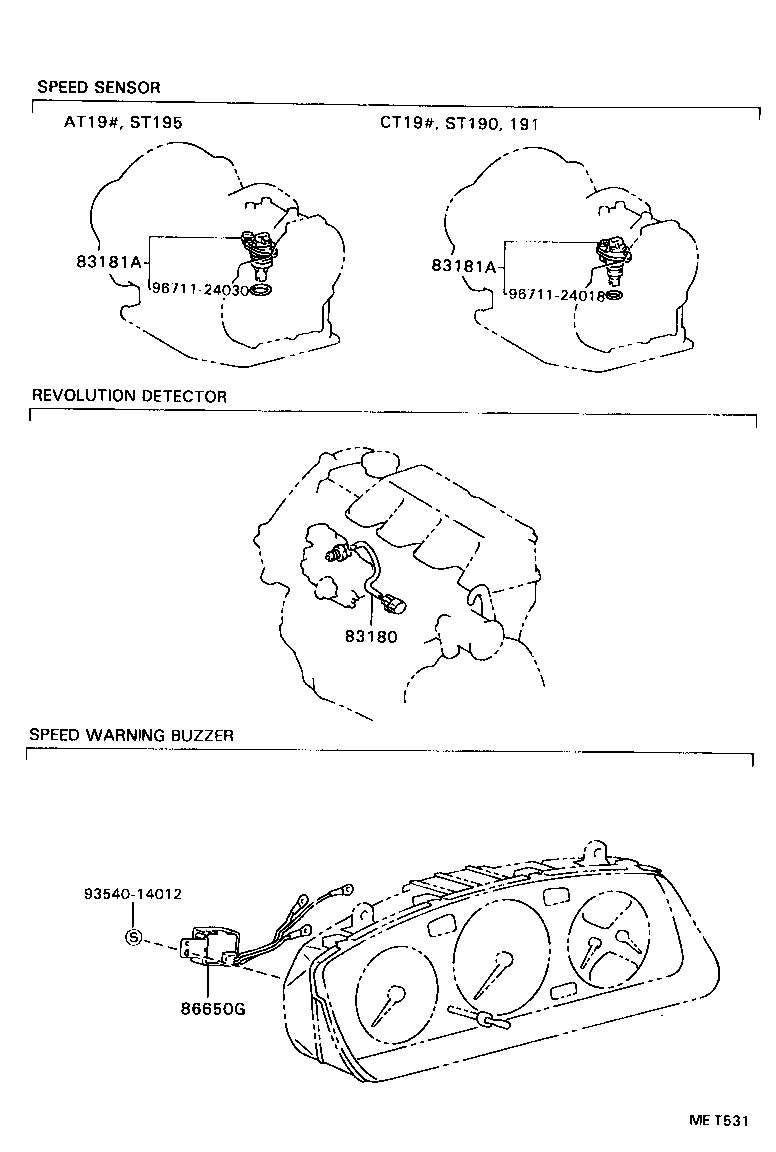 83111-22210 BODY ASSY, SPEEDOMETER product image