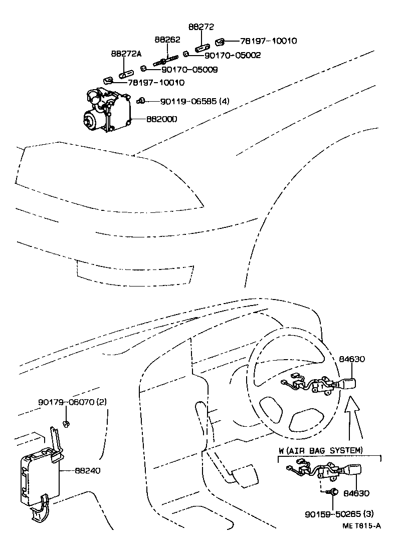 84630-33050 SWITCH ASSY, CRUISE CONTROL MAIN product image
