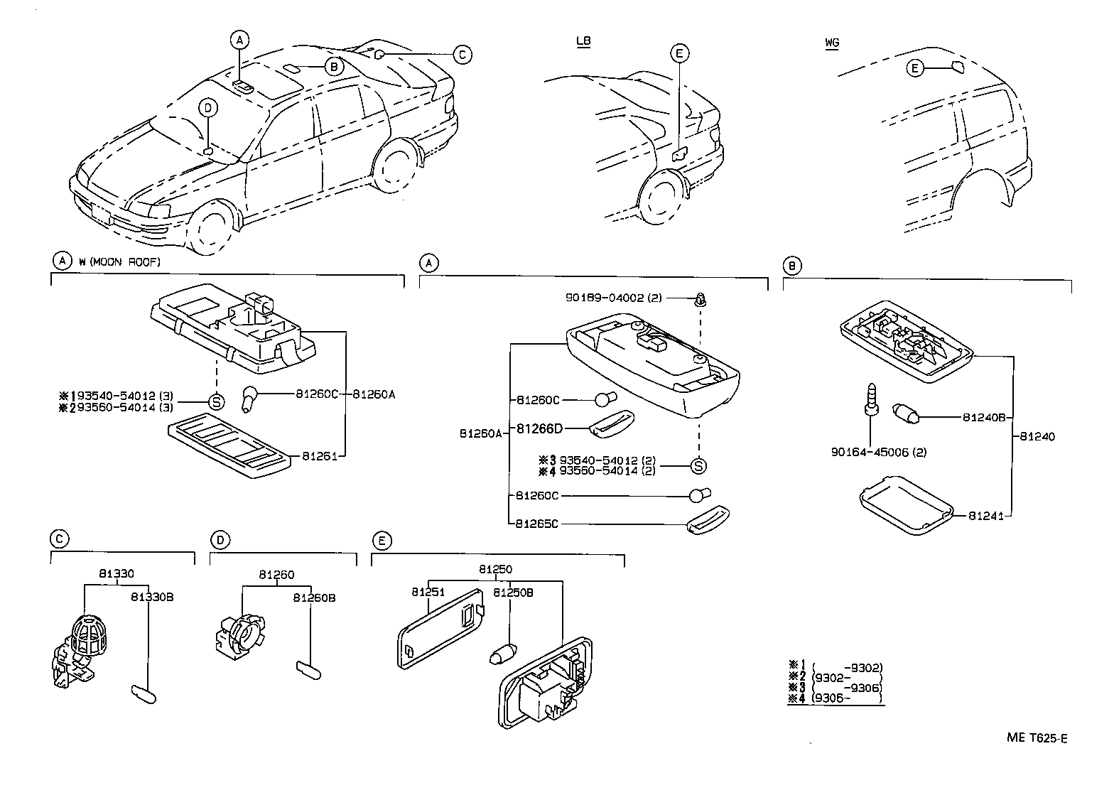 81260-05010 LAMP ASSY, GLOVE BOX product image