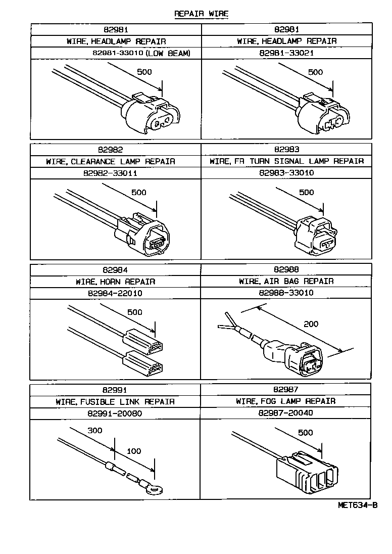 82151-33230 WIRE, FRONT DOOR, RH product image