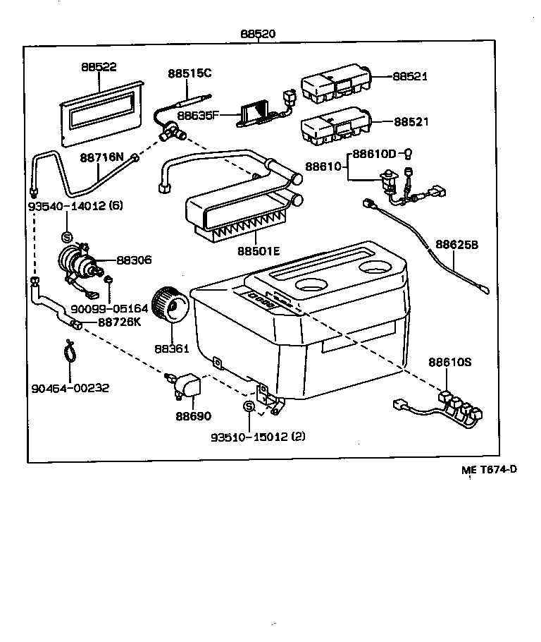 88515-28030 VALVE, COOLER EXPANSION product image