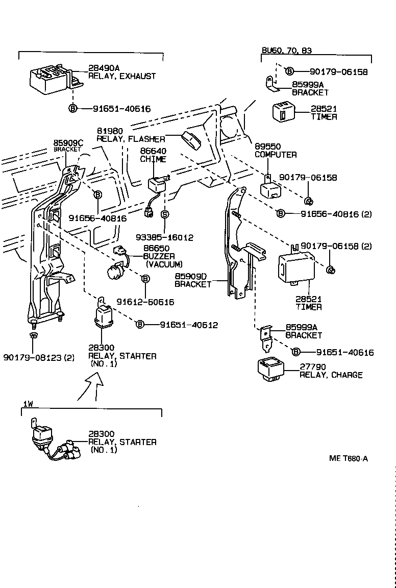 27690-56091 SOLENOID ASSY, W/BRACKET(FOR EXHAUST BRAKE) product image