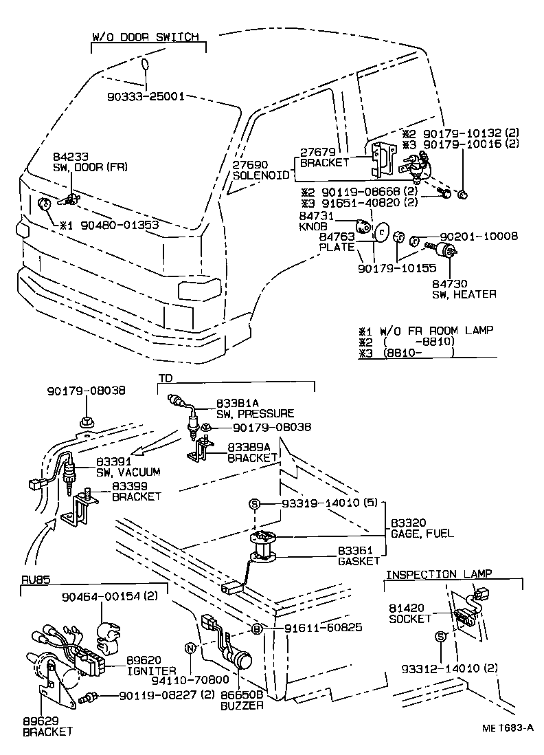 27690-56091 SOLENOID ASSY, W/BRACKET(FOR EXHAUST BRAKE) product image