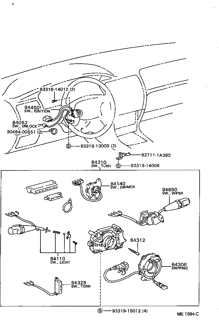 28610-64120 RELAY ASSY, GLOW PLUG product image