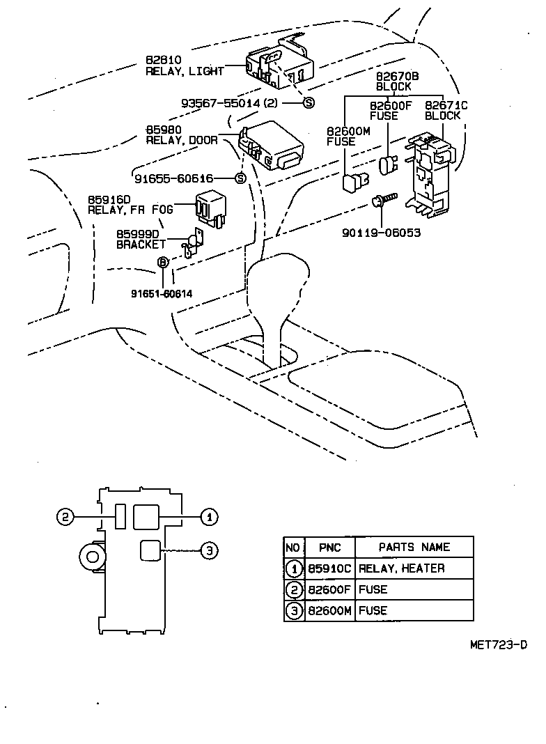 84820-12271 MASTER SWITCH ASSY, POWER WINDOW REGULATOR product image