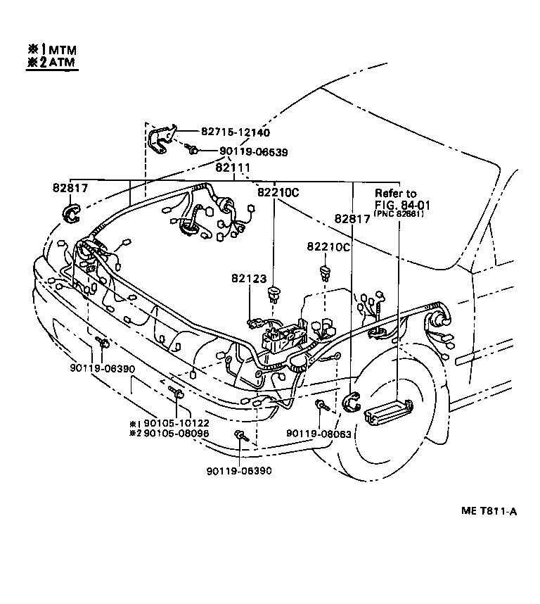 82121-1L890 WIRE, ENGINE product image