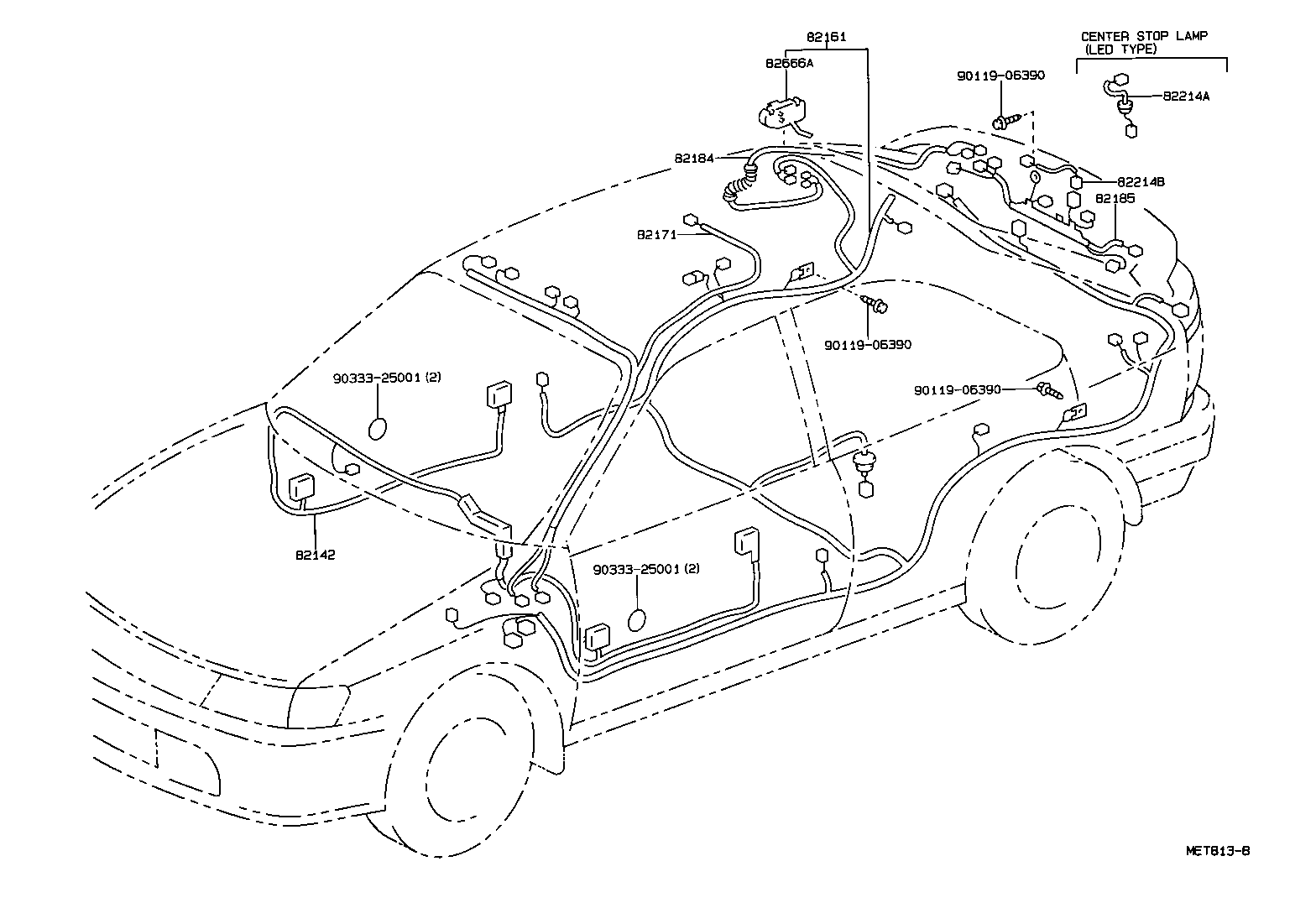 82121-1L890 WIRE, ENGINE product image