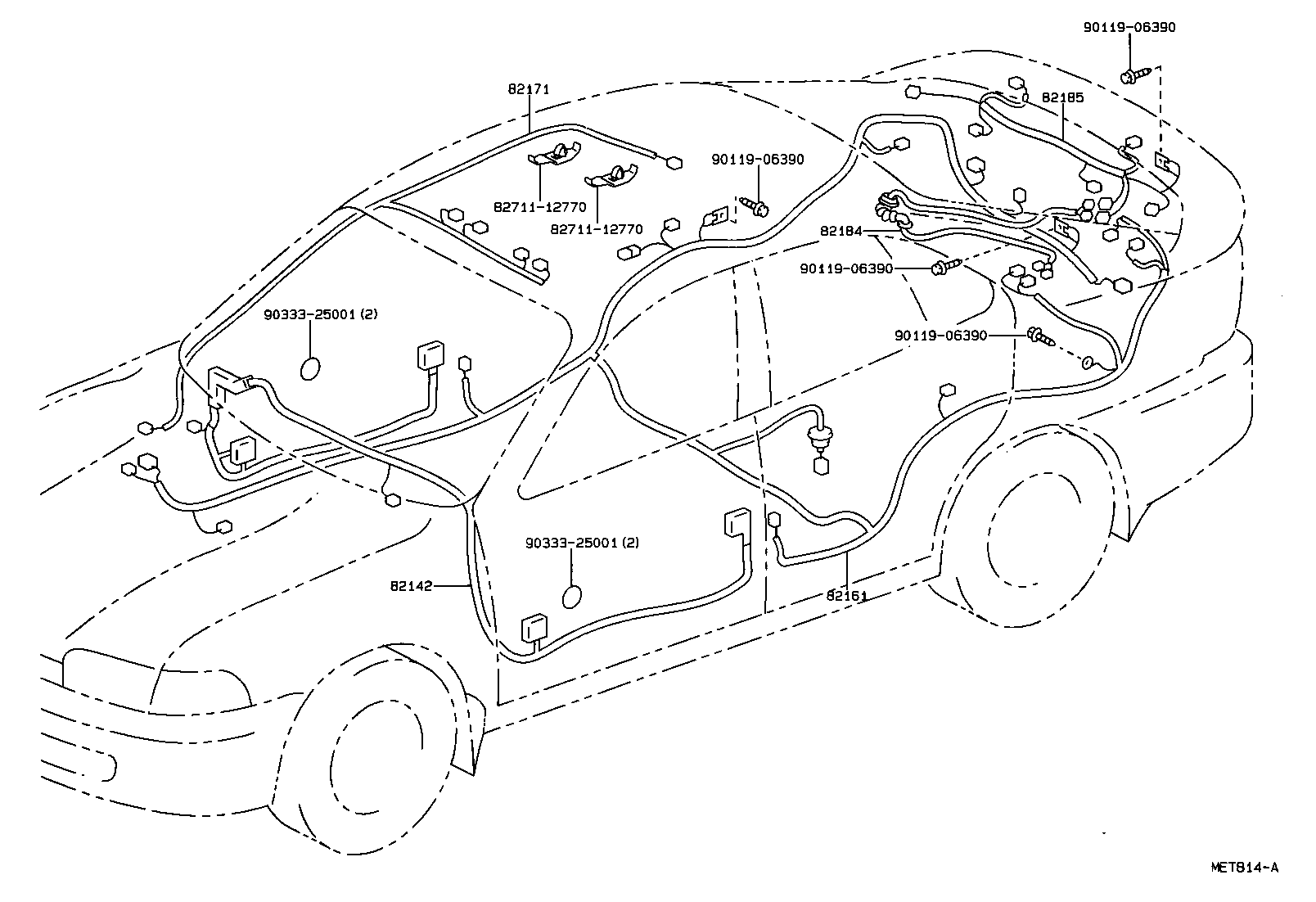 82121-1L890 WIRE, ENGINE product image