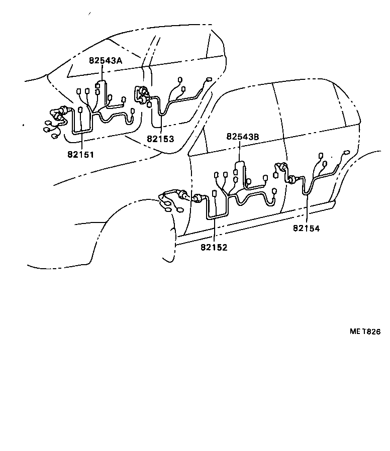 82142-12160 WIRE, INSTRUMENT PANEL, NO.2 product image