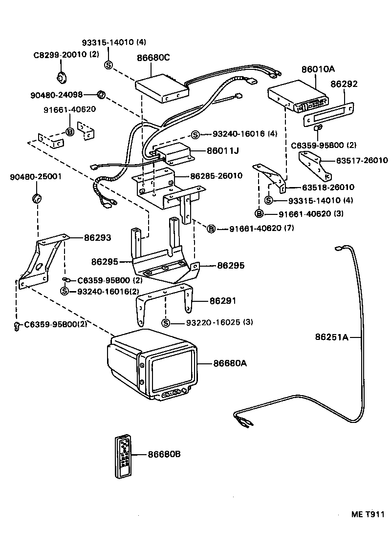 86010-26040 TUNER ASSY, TELEVISION product image