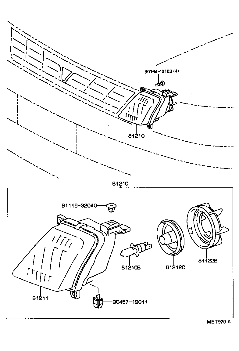 81210-32030 LAMP ASSY, FOG product image