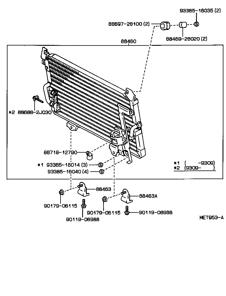 88453-28020 FAN, COOLING (FOR CONDENSER) product image