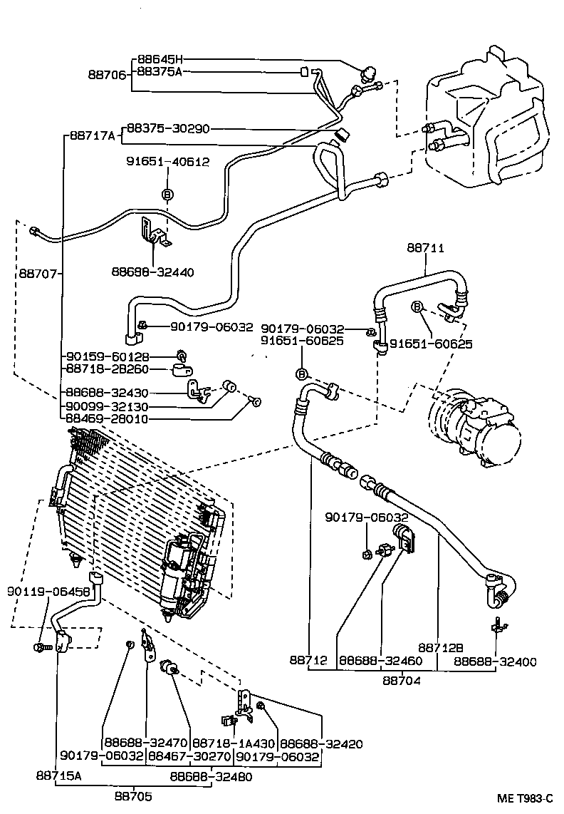 88578-32040 PACKING A (FOR COOLER) product image