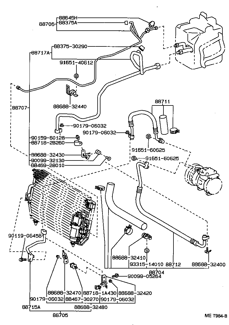 88578-32040 PACKING A (FOR COOLER) product image