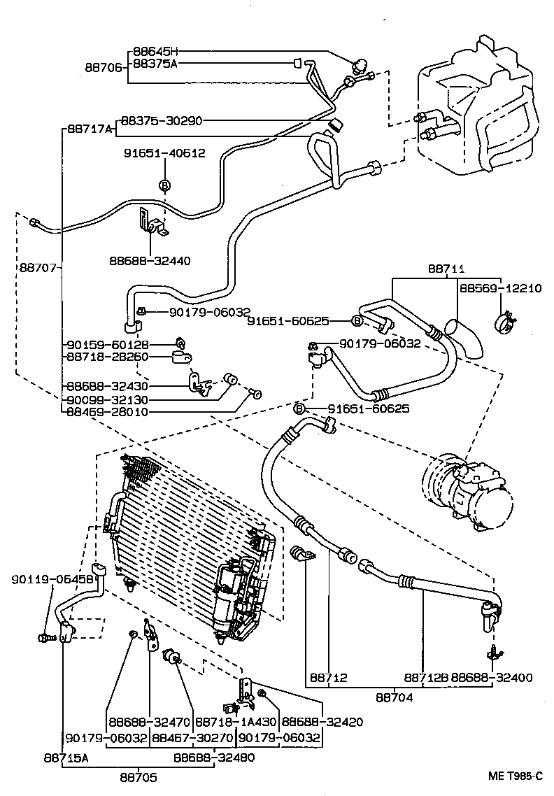 88578-32040 PACKING A (FOR COOLER) product image