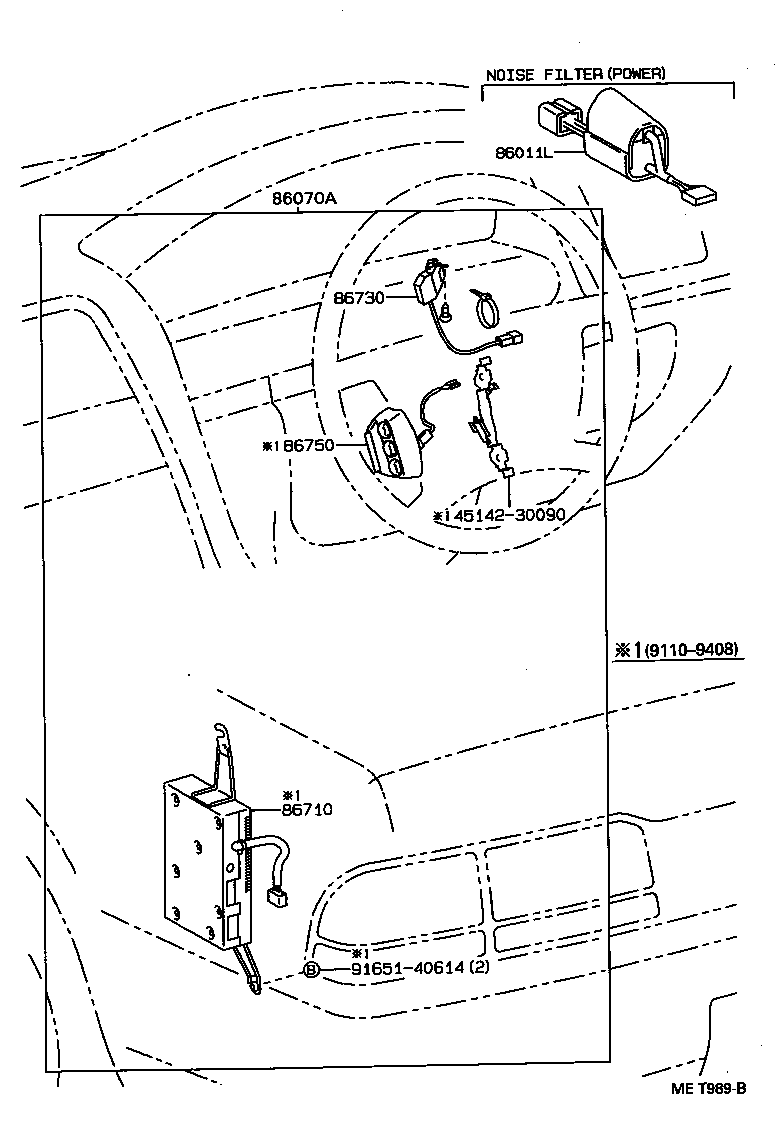 86710-30140 COMPUTER ASSY, TELEPHONE product image