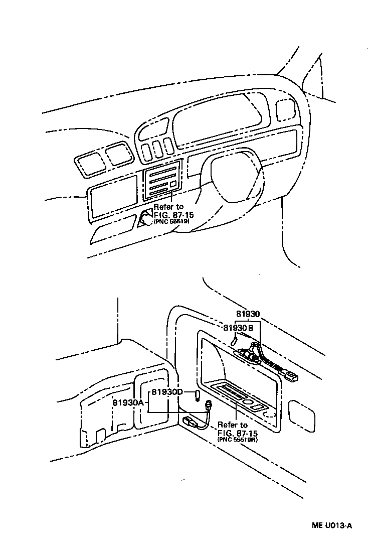 81930-28020 LAMP ASSY, HEATER CONTROL INDICATOR, NO.2 product image