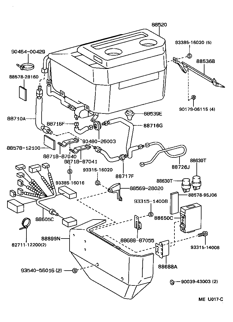 88515-28110 VALVE, COOLER EXPANSION product image