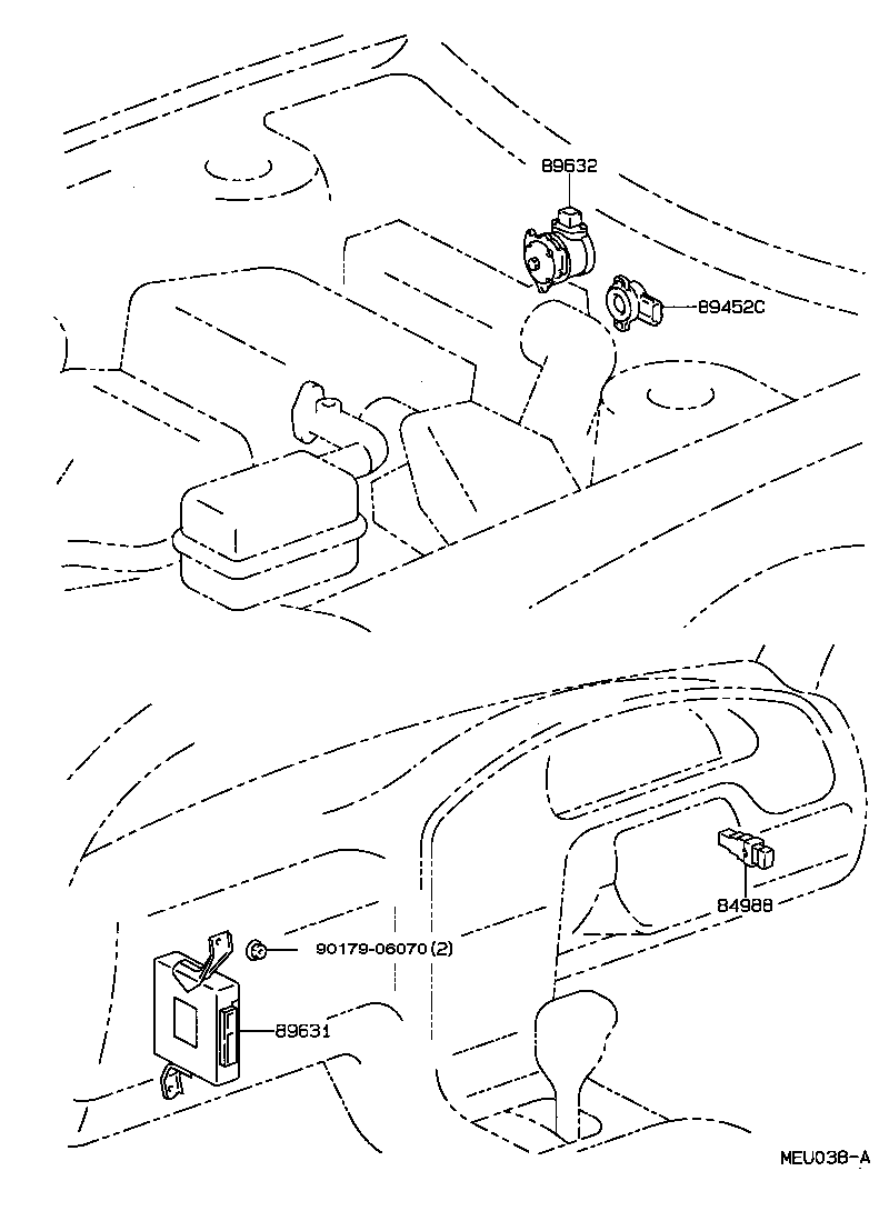 84988-33010 SWITCH, TRACTION CONTROL product image