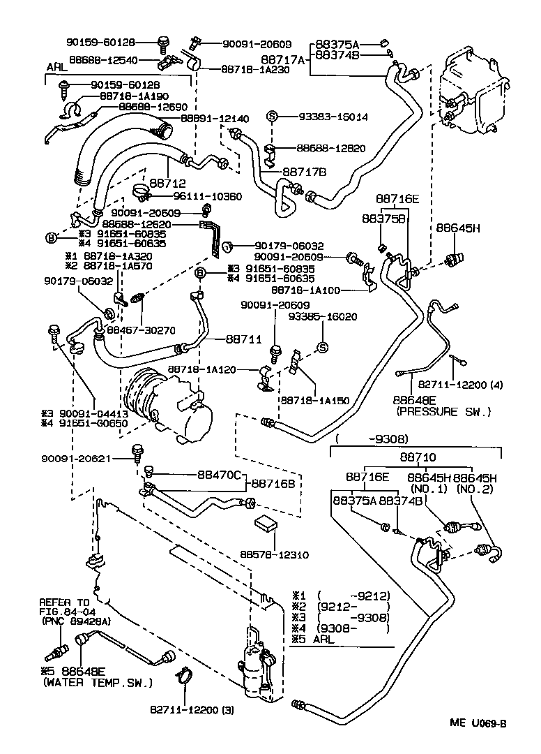 88463-13010 BRACKET, COOLER CONDENSER, NO.1 product image