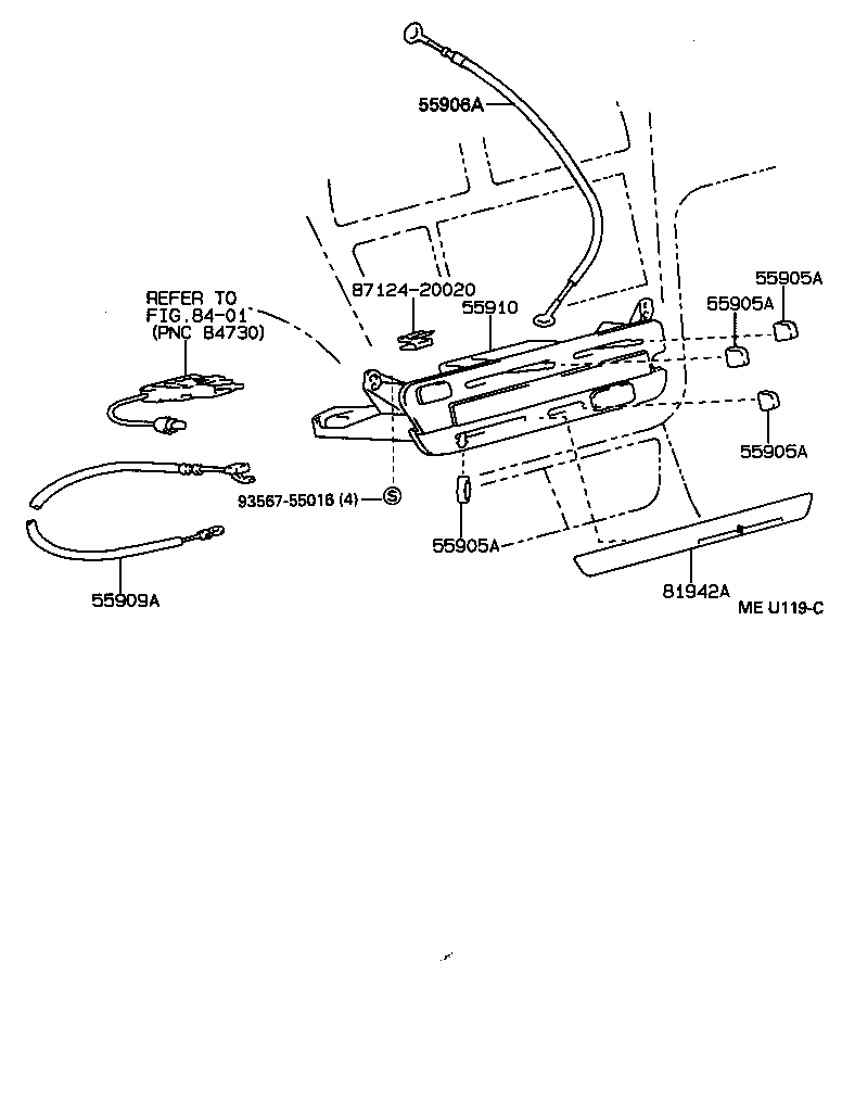 87201-20320 DUCT SUB-ASSY, AIR, NO.1 product image
