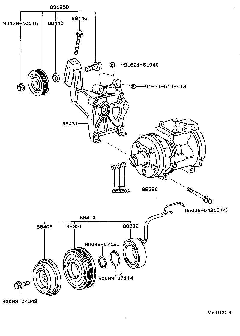88320-2B080 COMPRESSOR ASSY, COOLER product image