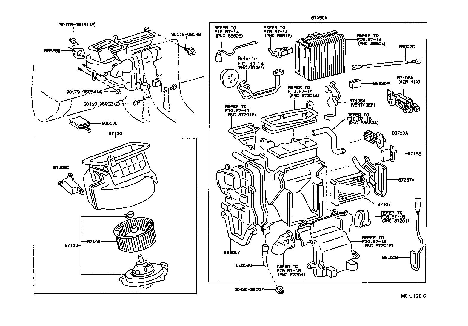 87050-33210 RADIATOR ASSY, AIR CONDITIONER product image